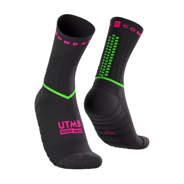  Compressport Ultra Trail V2.0 UTMB Socks  Black SCRU19619000