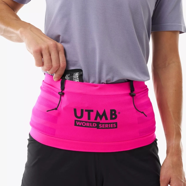 Compressport Free Pro UTMB Belt - Neon Pink