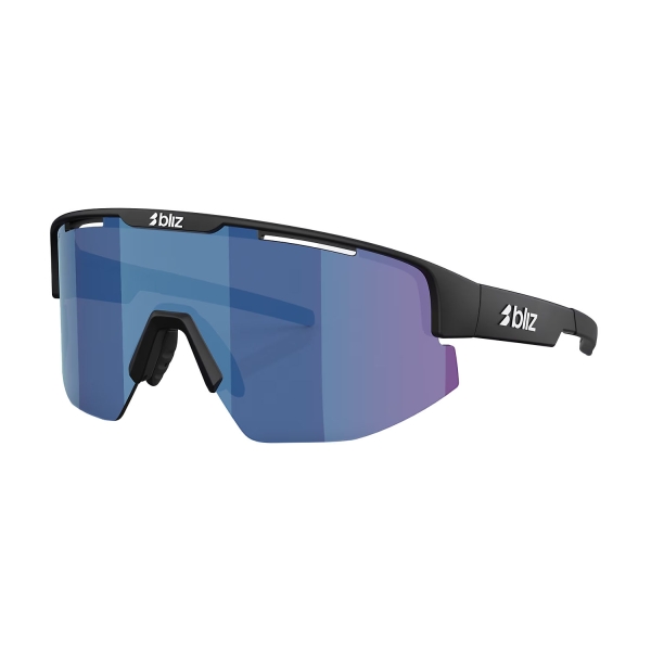 Running Sunglasses Bliz Matrix Sunglasses  Matte Black/Smoke/Blue Multi ZB70043033