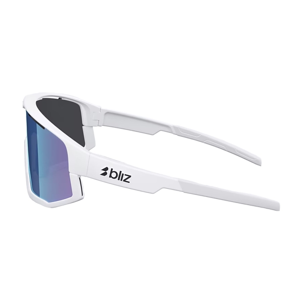 Bliz Fusion Sunglasses - Matte White/Smoke/Blue Multi