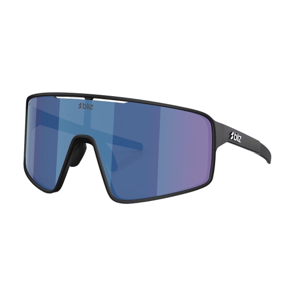 Running Sunglasses Bliz P001 Small Sunglasses  Matte Black/Smoke/Blue Multi ZB70152638