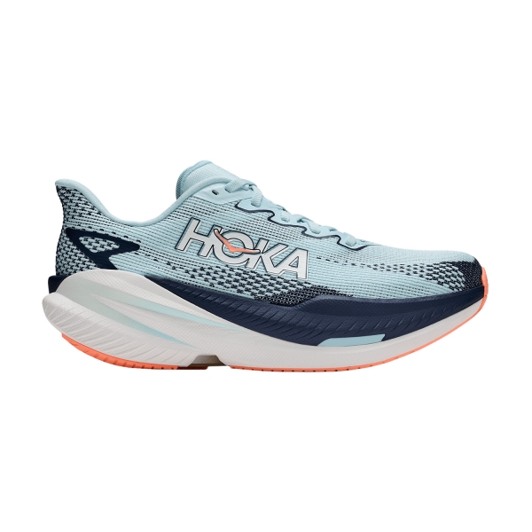 Women's Performance Running Shoes Hoka Mach X 3  Glimmering Blue/Varsity Navy 1168721GBLV