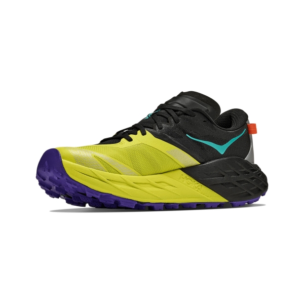 Hoka Speedgoat 7 - Black/Citrus