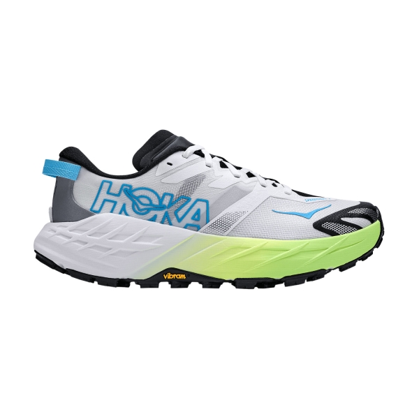 Women's Trail Running Shoes Hoka Speedgoat 7  Frost/Neon Yuzu 1171929FYZ