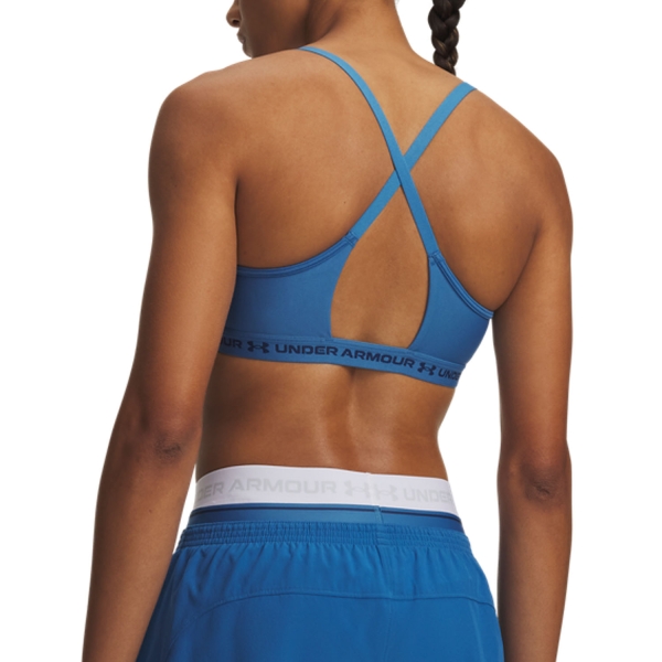 Under Armour Crossback Low Sports Bra - Aegean Blue/Blackout Navy