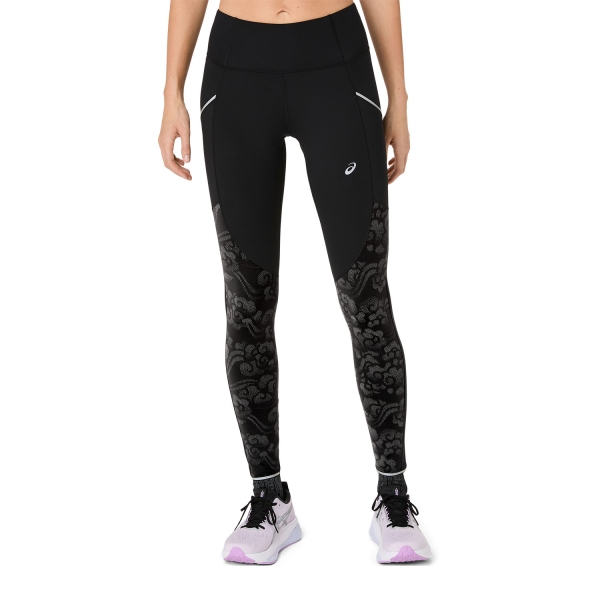 Women's Running Tights ASICS Road LiteShow Tights  Performance Black 2012D488001