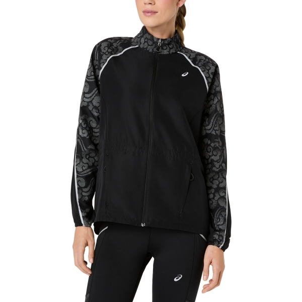Women's Running Jacket ASICS Road LiteShow Jacket  Performance Black 2012D492001