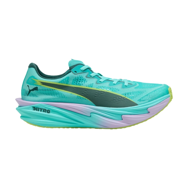 Men's Performance Running Shoes Puma x HYROX Deviate NITRO Elite 4  Intense Mint/Light Lavender 31415601