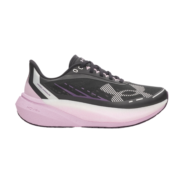 Women's Neutral Running Shoes Under Armour Velociti Distance  Black/Mauve Pink/White 60060310002