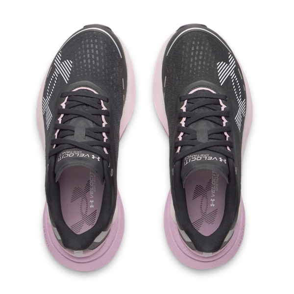 Under Armour Velociti Distance - Black/Mauve Pink/White