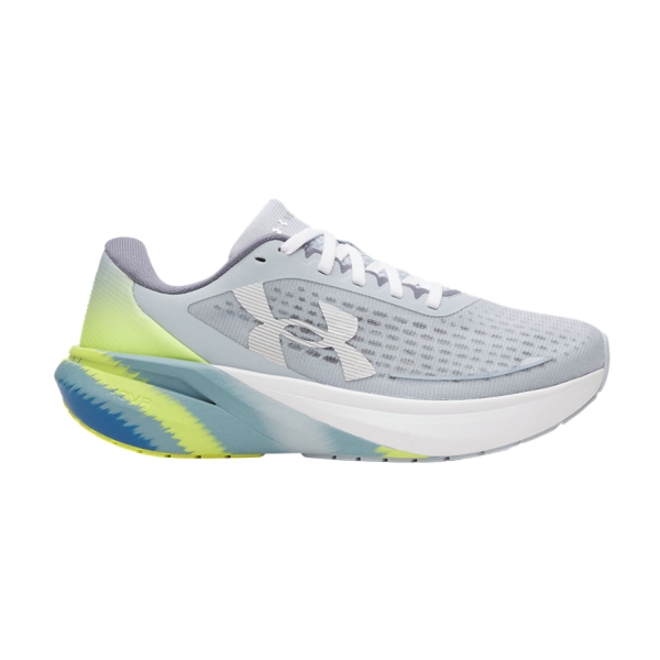 Women's Neutral Running Shoes Under Armour Velociti Pace  Blue Fog/Flash Light/Metallic Silver 60091080034