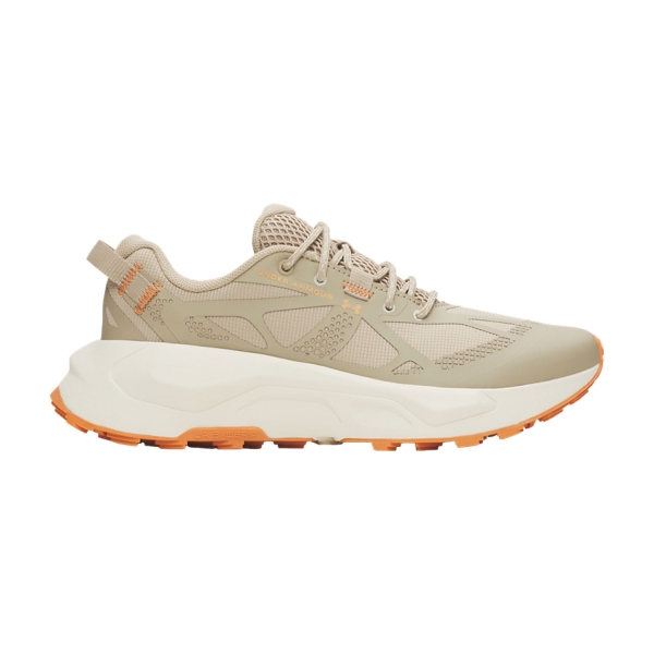 Women's Trail Running Shoes Under Armour Charged Bandit TR 4  City Khaki/Winter White/Dusty Coral 60104140301