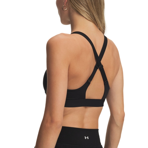 Under Armour Effortless Mid Sports Bra - Ultimate Black/Castlerock