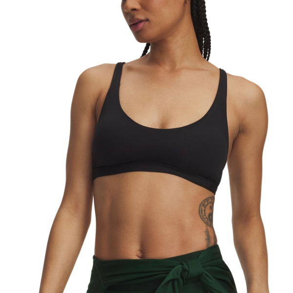 Women's Sports Bra Under Armour Effortless Low Sports Bra  Ultimate Black/Castlerock 60137390008