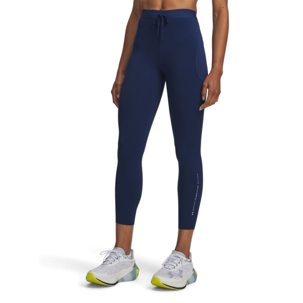 Women's Running Tights Under Armour Velociti Pro Tights  Blackout Navy/Reflective 60139150997