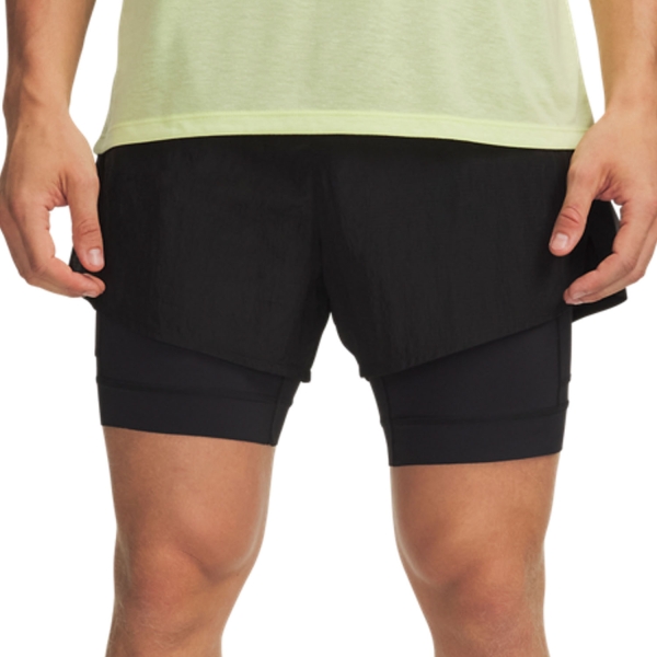 Men's Running Shorts Under Armour HB 2 in 1 4in Shorts  Ultimate Black/Reflective 60164830008