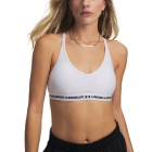 Under Armour Crossback Low Strap Sports Bra - White/Black
