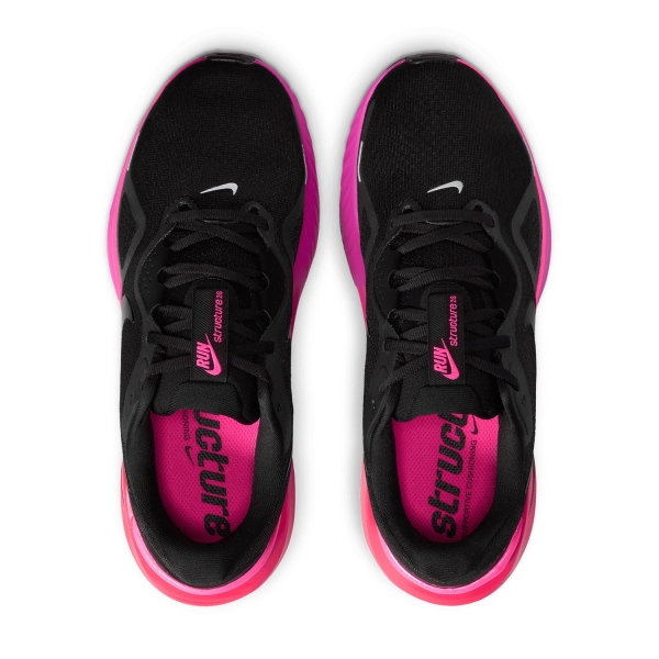 Nike Structure 26 - Black/Hyper Pink/Laser Crimson
