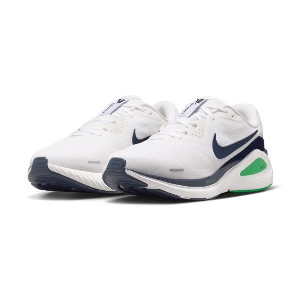 Nike Structure 26 - White/Midnight Navy/Green Spark