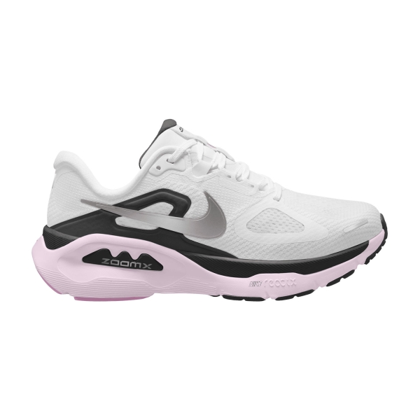 Woman's Structured Running Shoes Nike Structure Plus  White/Metallic Silver/Black HQ3049102