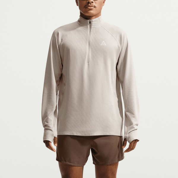 Men's Long Sleeve Trail Running Nike ACG DriFIT Shirt  Cream/Summit White IO9669236