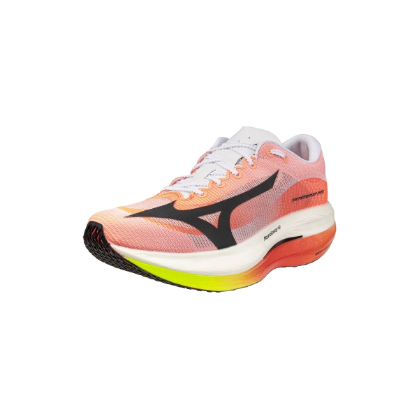 Mizuno Hyperwarp Pro - White/Black/Lava Orange