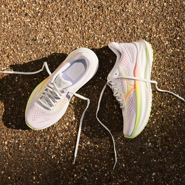 Mizuno Wave Inspire 22 - Cloudscape/Desert Flower/Lime Pulp