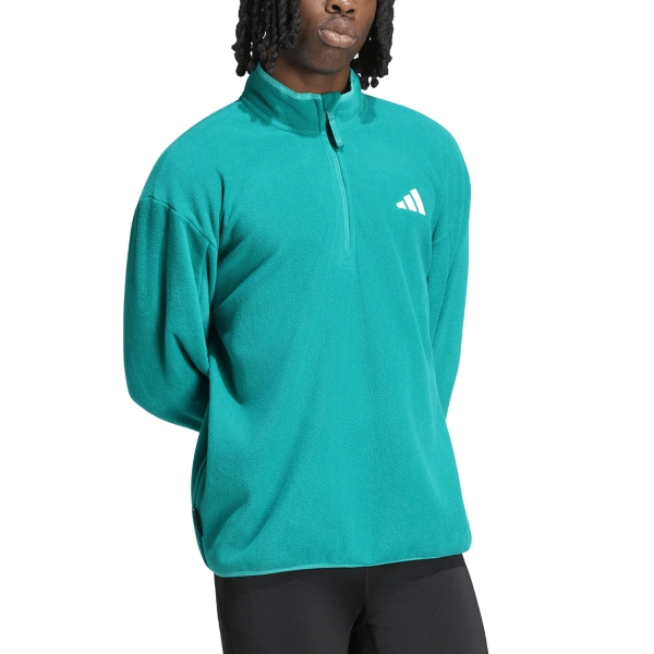 Men's Running Hoodie adidas adi365 Essentials Winterized Sweatshirt  Equipment Green KH1073