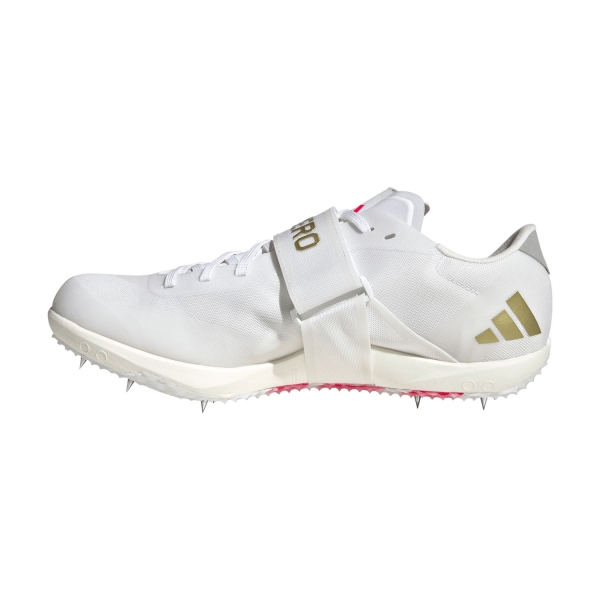 adidas ADIZERO High Jump WC - FTWR White/Core Black/Gold Metallic