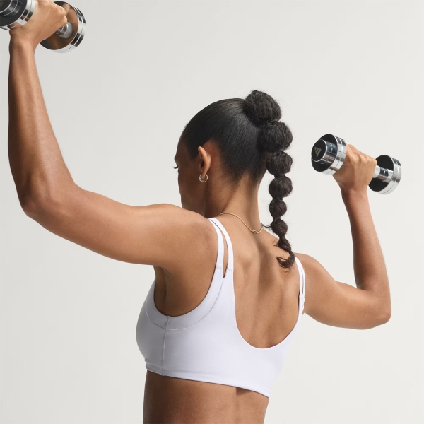 adidas Optime Workout Twist Sports Bra - Frozen Purple
