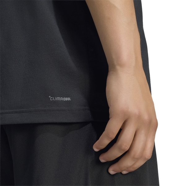adidas Essentials T-Shirt - Black/Pure Turbo
