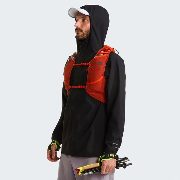 The North Face Sunriser 8 Backpack - Lava Red/Iron Clay