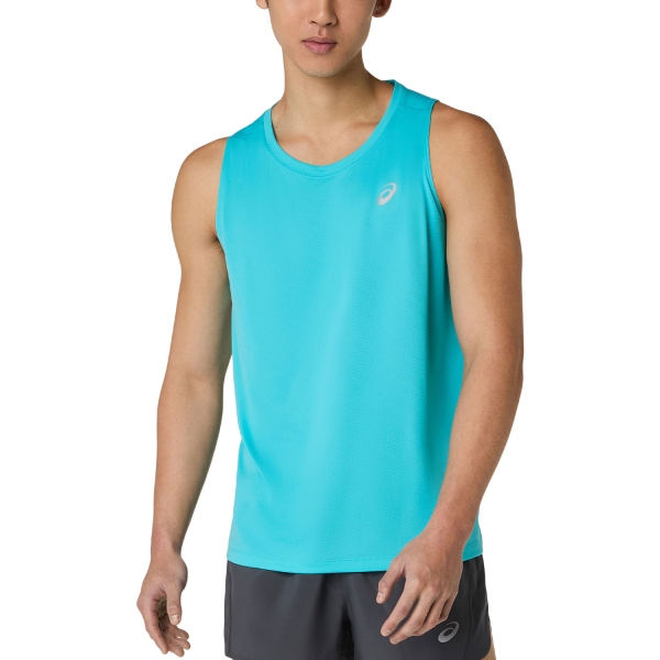 Men's Running Tank ASICS Core Tank  Energy Aqua 2011D223402