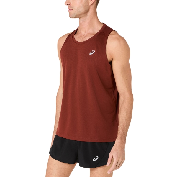 Men's Running Tank ASICS Core Tank  Singed Red 2011D223201