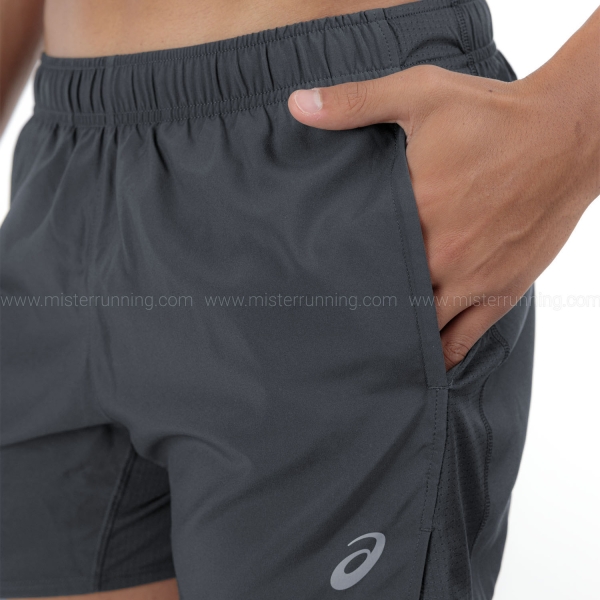 ASICS Core Split Logo 2.5in Shorts - Carrier Grey