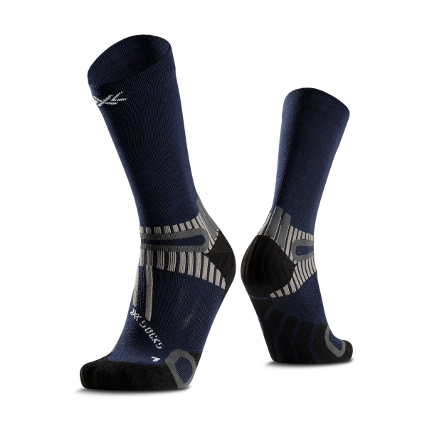 Socks XBionic Hike Perform Merino Crew Socks  Heather Marine HQ62S26UA125
