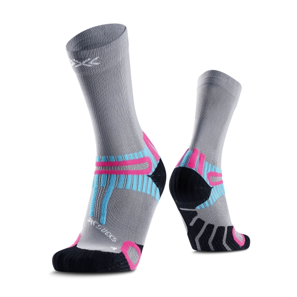 Socks XBionic Hike Perform Crew Socks  Clay Grey HQAAS26UX004