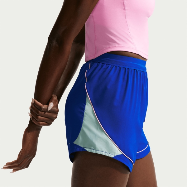 Nike Dri-FIT Swoosh 3.5in Shorts - Old Royal/Football Grey/Pink Rise
