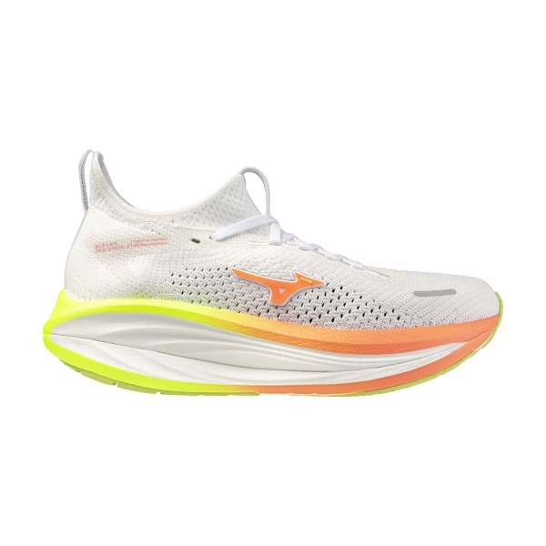 Women's Performance Running Shoes Mizuno Neo Vista 3  White/Flamingo Coral/Lime Pulp J1GW261071