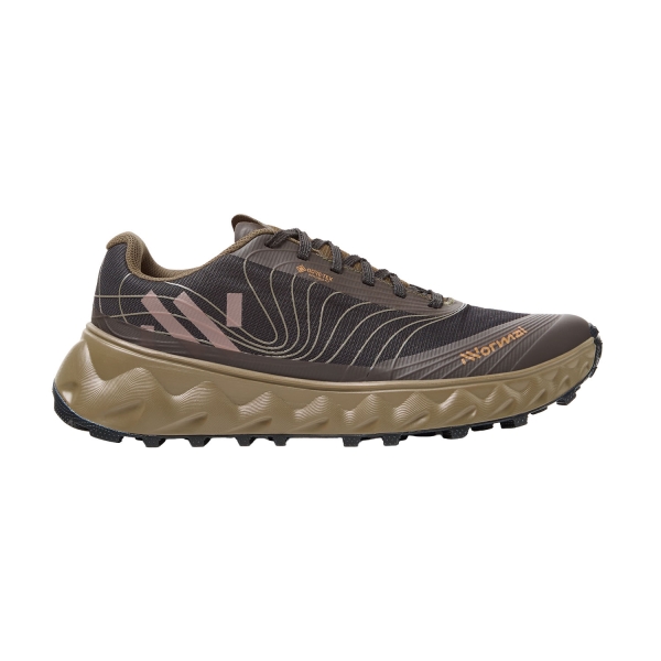Men's Trail Running Shoes NNormal Tomir 2.0 GTX  Brown/Black N2ZTRG1003