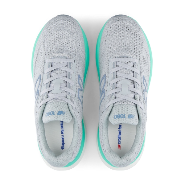 New Balance 1080 v15 - Light Zinc Blue/Bright Mint