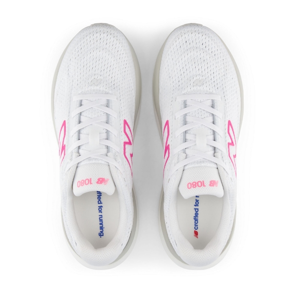 New Balance 1080 v15 - White/Pink Heat