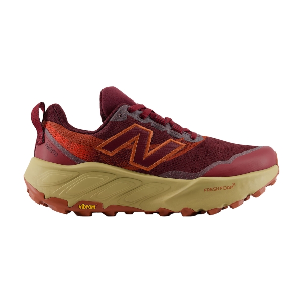 Women's Trail Running Shoes New Balance Fresh Foam X Hierro v9  Mulled Wine/Neo Flame WHIER25J