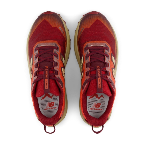 New Balance FuelCell Rebel Trail - Maple/Neo Flame