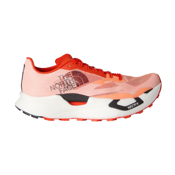Men's Trail Running Shoes The North Face Summit Vectiv Pro 3  Citrus Rust/Lava Red NF0A8AEJKC0