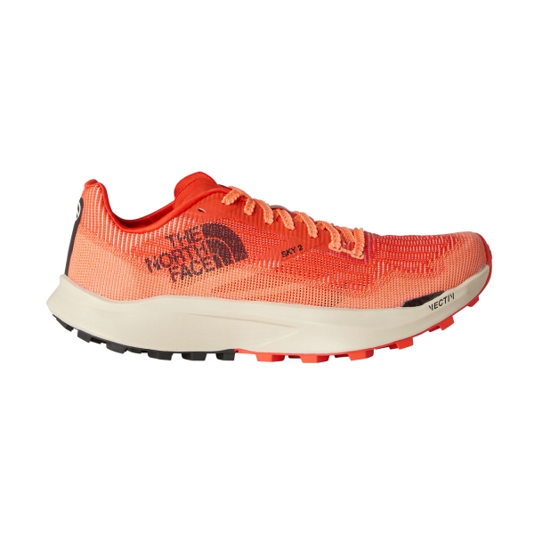 Men's Trail Running Shoes The North Face Summit Vectiv Sky 2  Lava Red/Calacatta NF0A8AEML2I