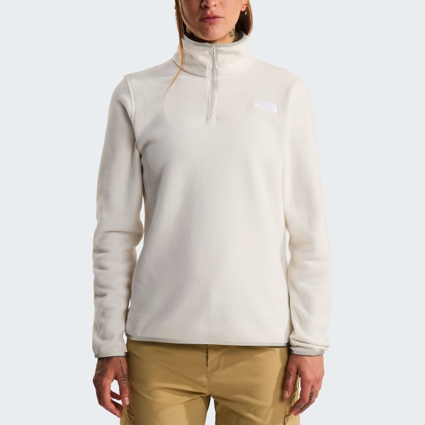 Women's Outdoor Jacket and Shirt The North Face Glacier Fleece Sweatshirt  White Dune NF0A8D2JQLI