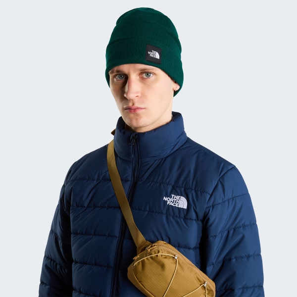 The North Face Dock Worker Logo Beanie - Hunter Green