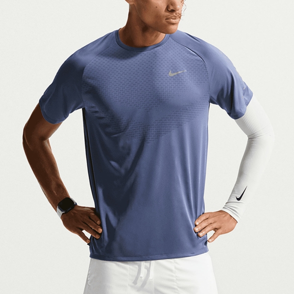 Men's Running T-Shirt Nike DriFIT ADV Stride TShirt  Diffused Blue/Reflective Silver HV5203491