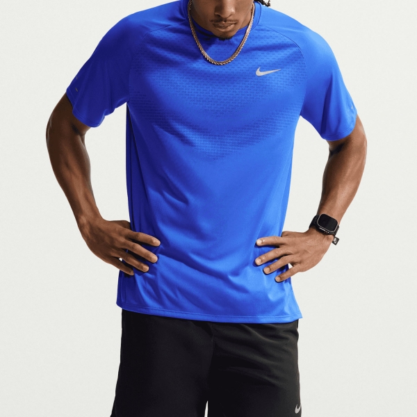 Men's Running T-Shirt Nike DriFIT ADV Stride TShirt  Hyper Royal/Reflective Silver HV5203405